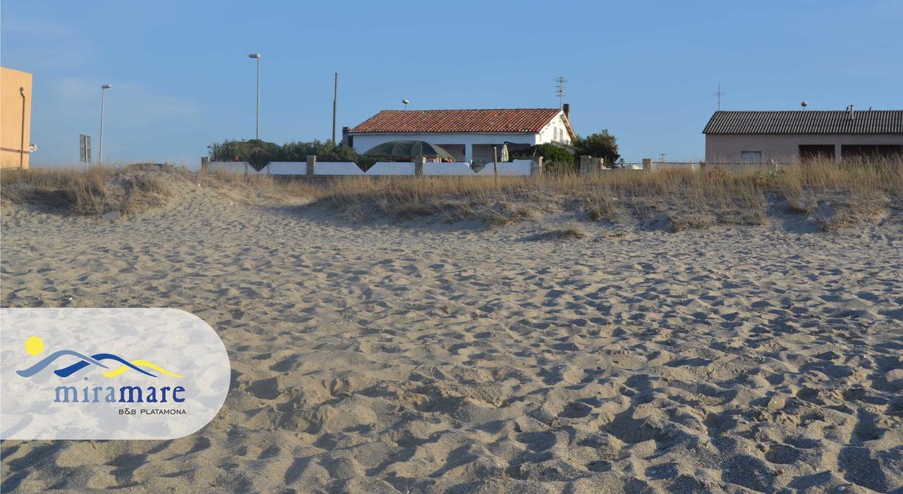 Miramare Struttura Sulla Spiaggia 플라타모나 외부 사진