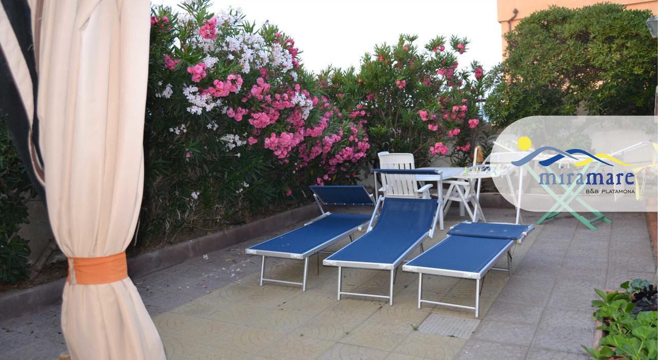Miramare Struttura Sulla Spiaggia 플라타모나 외부 사진